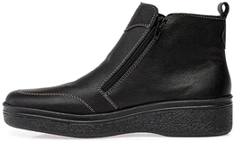 Мужские черные ботинки Rieker (Натуральный мех)