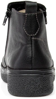 Мужские черные ботинки Rieker (Натуральный мех)