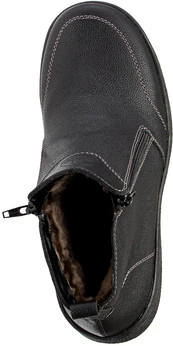 Мужские черные ботинки Rieker (Натуральный мех)