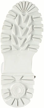 Женские белые ботинки Shoiberg (Натуральная шерсть)