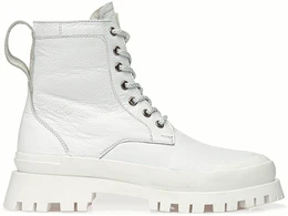 Женские белые ботинки Shoiberg (Натуральная шерсть)