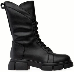 Женские черные ботинки Baden (Натуральная шерсть)