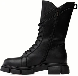 Женские черные ботинки Baden (Натуральная шерсть)