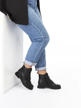 Женские черные ботинки Baden (Байка)