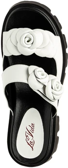 Женские белые сабо Lavida