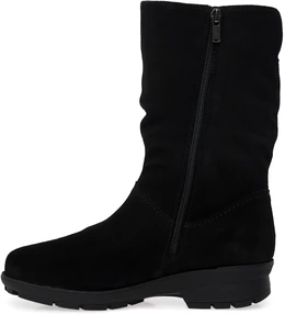 Женские черные полусапоги Janita (Натуральный мех)