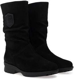 Женские черные полусапоги Janita (Натуральный мех)