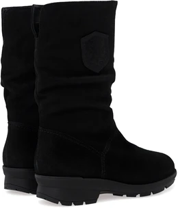 Женские черные полусапоги Janita (Натуральный мех)