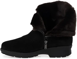 Женские черные полусапоги Janita (Натуральный мех)
