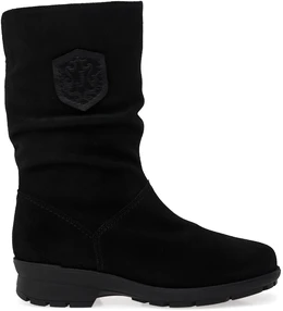 Женские черные полусапоги Janita (Натуральный мех)