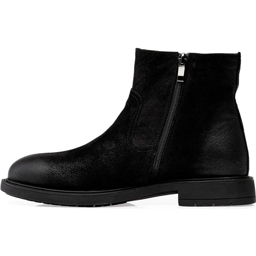 Мужские черные ботинки Roscote (Натуральный мех)