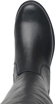 Женские черные сапоги ALEXIA LEVINI (Натуральный мех)