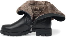 Женские черные сапоги ALEXIA LEVINI (Натуральный мех)