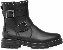 Женские черные ботинки Remonte (Натуральная шерсть)