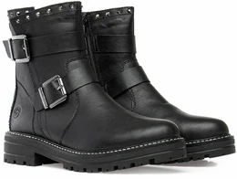 Женские черные ботинки Remonte (Натуральная шерсть)