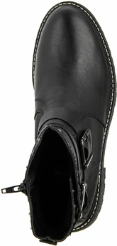 Женские черные ботинки Remonte (Натуральная шерсть)