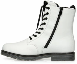 Женские белые ботинки Remonte (Натуральная шерсть)