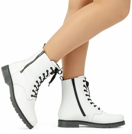 Женские белые ботинки Remonte (Натуральная шерсть)