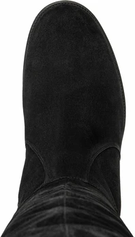 Женские черные сапоги Janita (Натуральный мех)