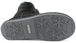 Женские черные угги Baden (Искусственная шерсть)