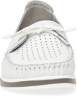 Женские белые мокасины Wilmar