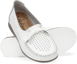 Женские белые мокасины Wilmar