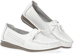 Женские белые мокасины Wilmar