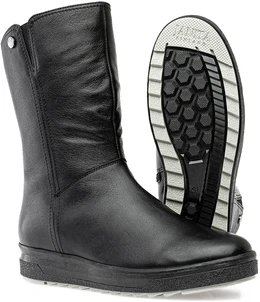 Женские черные полусапоги Janita (Натуральный мех)