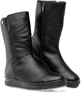 Женские черные полусапоги Janita (Натуральный мех)