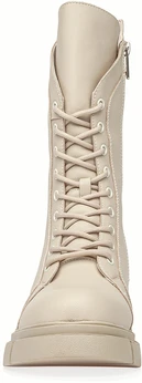 Женские бежевые ботинки Baden (Натуральная шерсть)