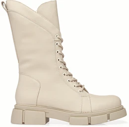 Женские бежевые ботинки Baden (Натуральная шерсть)