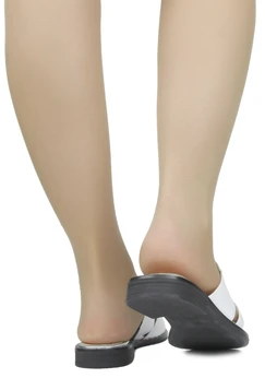 Женские белые сабо Dakkem