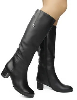 Женские черные сапоги Bludo (Евромех)