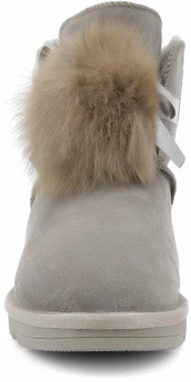 Женские серо-коричневые угги Baden (Натуральная шерсть)