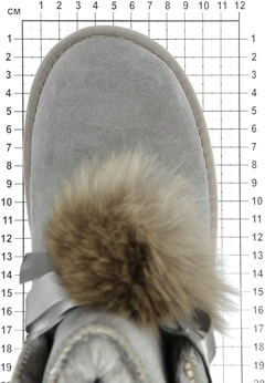 Женские серо-коричневые угги Baden (Натуральная шерсть)