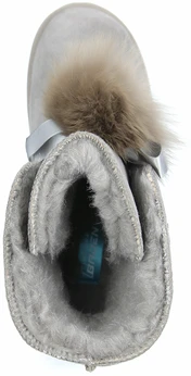 Женские серо-коричневые угги Baden (Натуральная шерсть)