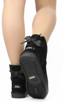 Женские черные угги Baden (Натуральная шерсть)