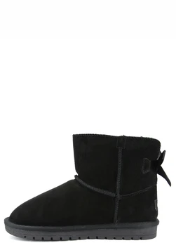 Женские черные угги Baden (Натуральная шерсть)