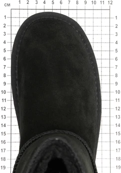 Женские черные угги Baden (Натуральная шерсть)