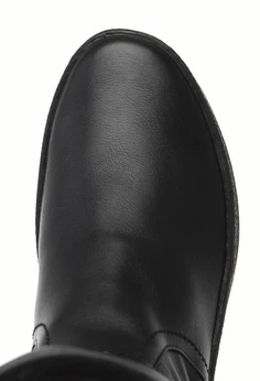 Женские черные сапоги Romer (Натуральный мех)