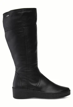 Женские черные сапоги Romer (Натуральный мех)