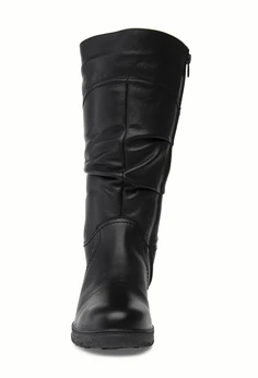 Женские черные сапоги Romer (Натуральная шерсть)