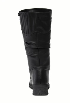 Женские черные сапоги Romer (Натуральная шерсть)