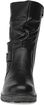 Женские черные полусапоги Romer (Натуральный мех)