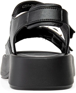 Женские черные босоножки Lavida