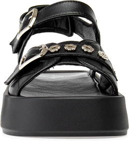 Женские черные босоножки Lavida