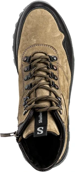 Мужские зеленые ботинки Shoiberg (Натуральная шерсть)