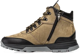 Мужские зеленые ботинки Shoiberg (Натуральная шерсть)