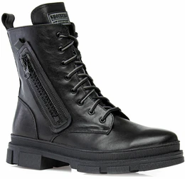 Женские черные ботинки Shoiberg (Натуральная шерсть)