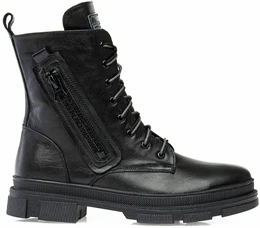 Женские черные ботинки Shoiberg (Натуральная шерсть)